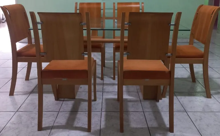Mesa de jantar 6 lugares 