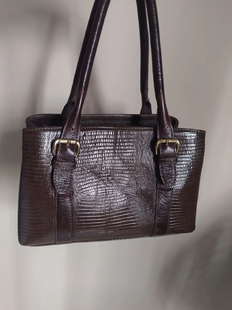 Bolsa de Ombro Marrom Leslie Bags - Foto 2