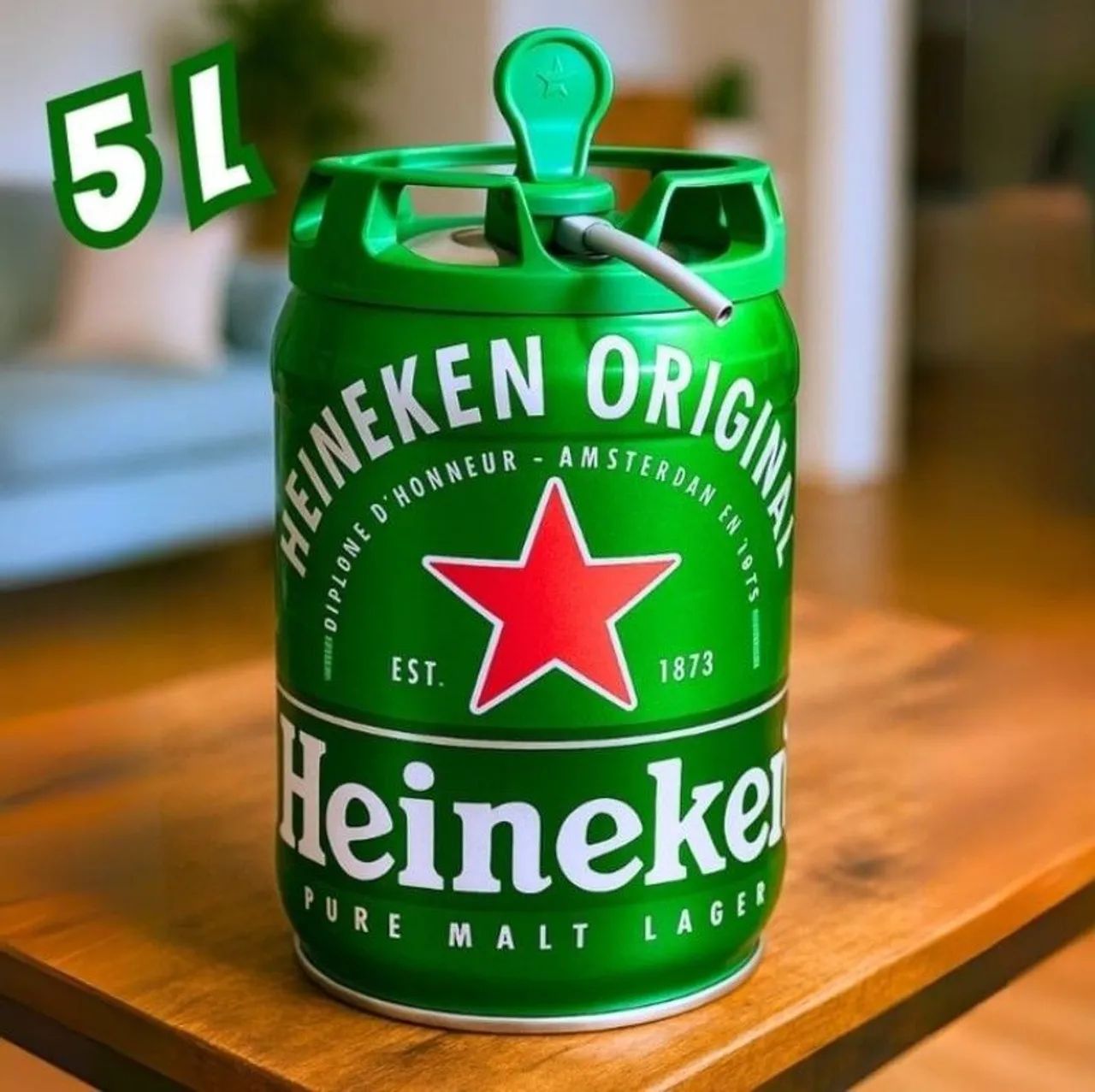 Barril heineken vazio 