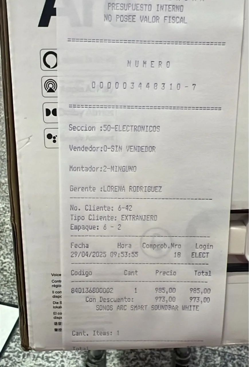 Sonos Arc - Nova, na caixa! - Foto 5