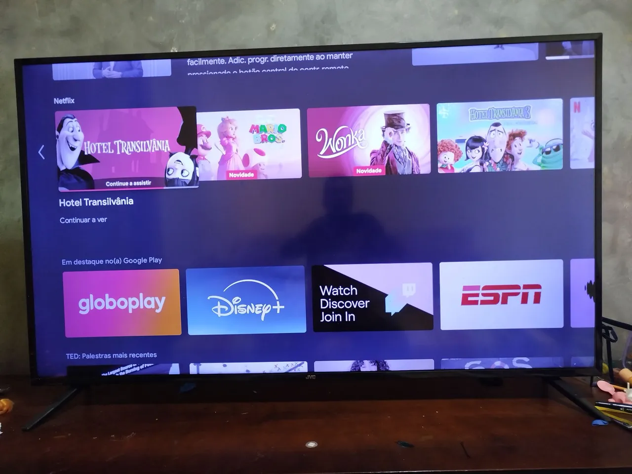 Smart TV 55 sem detalhes nota fiscal