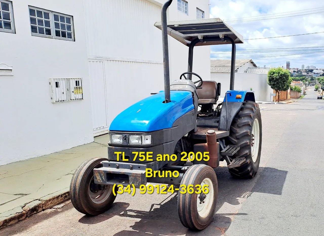 Trator New Holland TL 75E 4x2 ano 2005