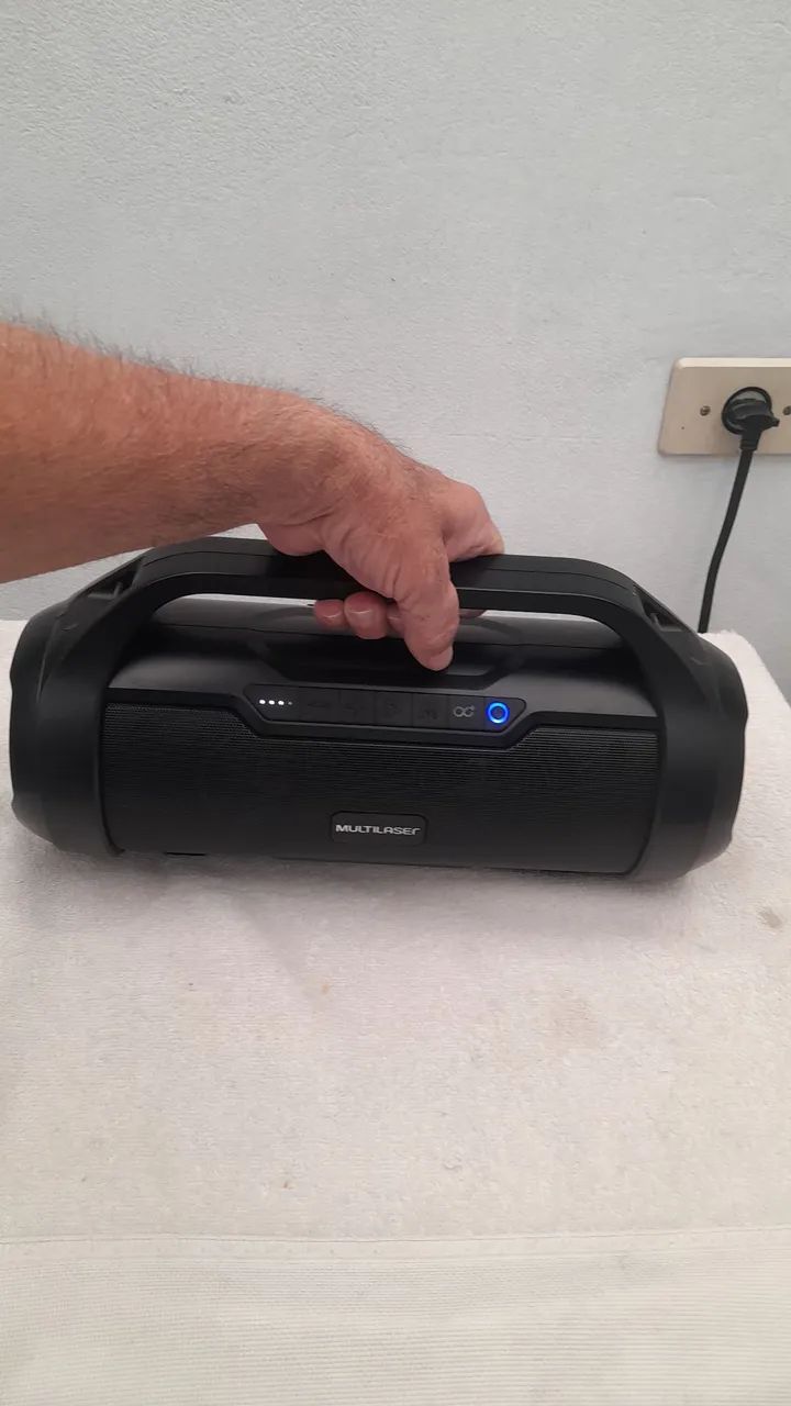 Caixinha de som portátil multilaser.radio fm,USB e Bluetooth! - Foto 2