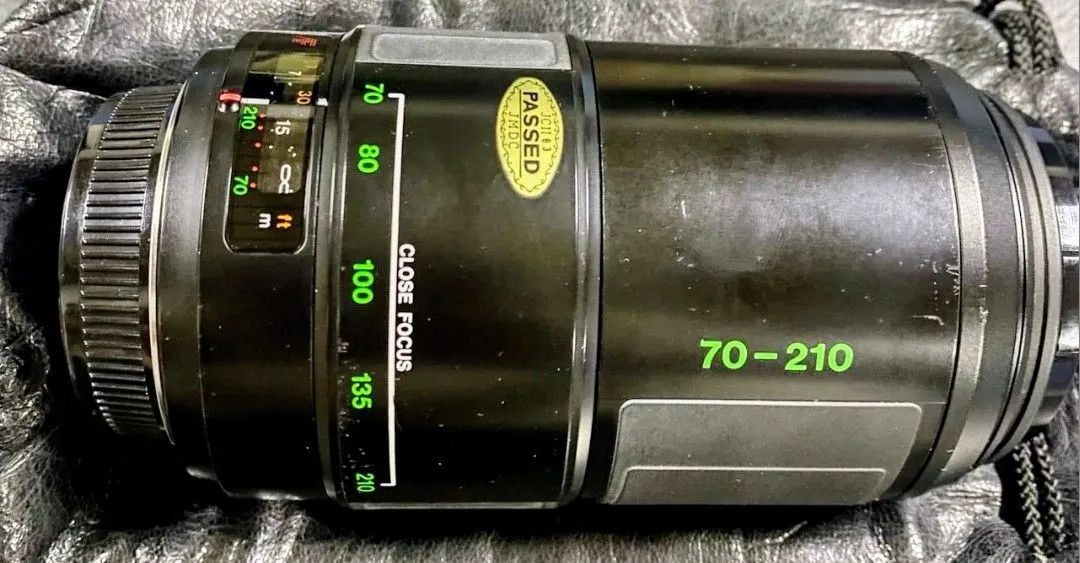 Lente zoom Olympus 70-210mm para câmera fotográfica 