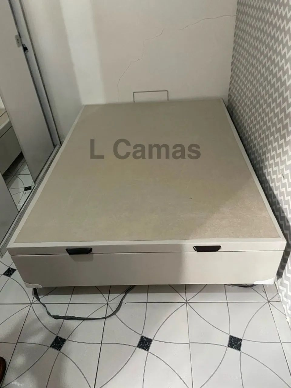 Baú Casal Bege Gelo Corino  - Foto 2