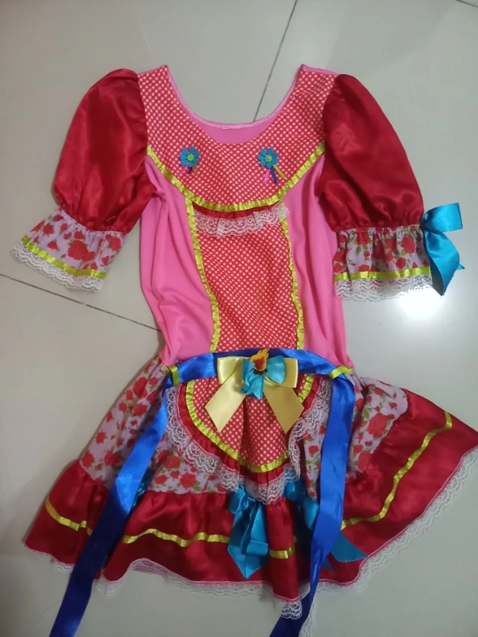 Vestido Caipira infantil 