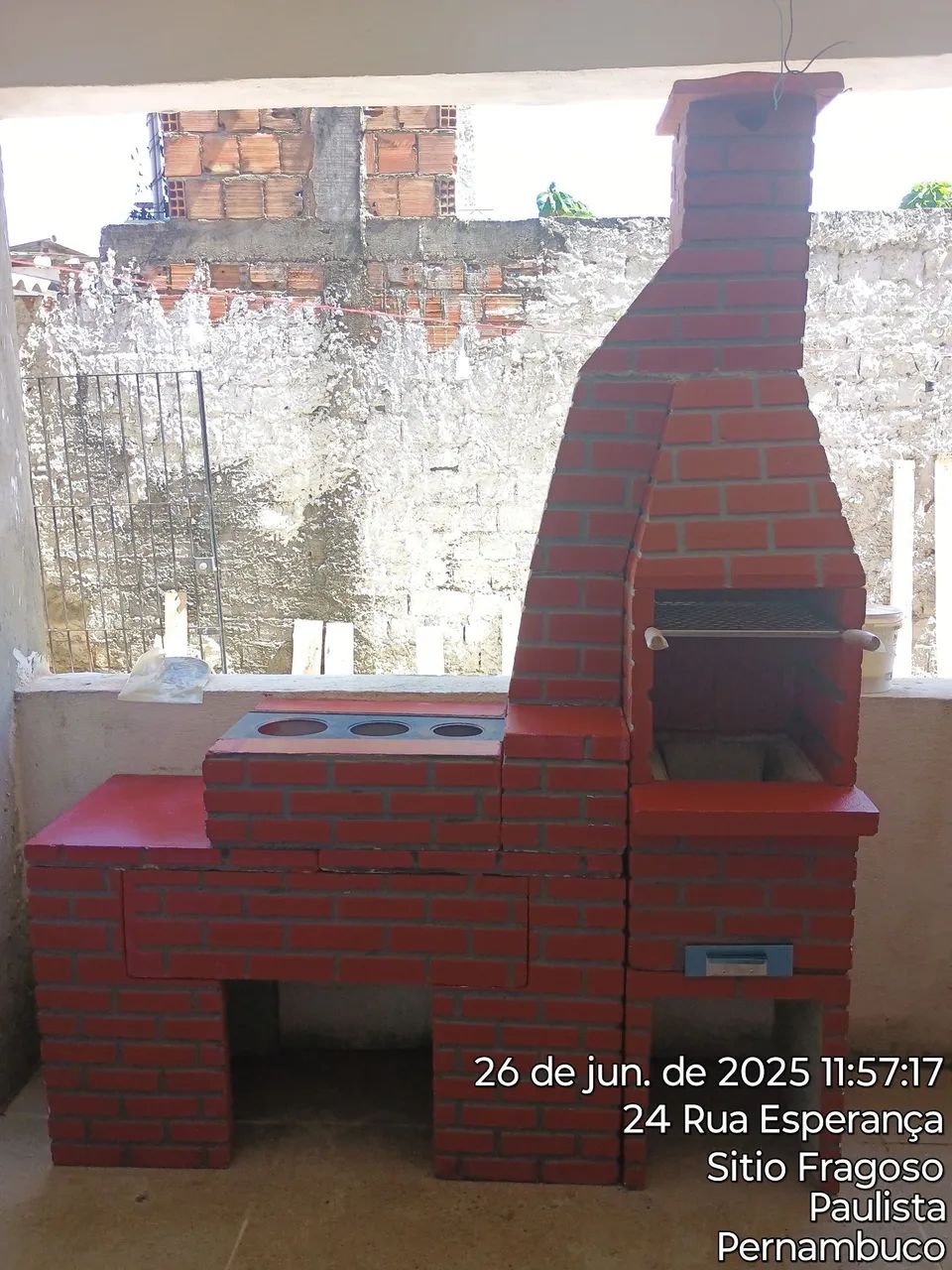 Churrasqueira de alvenaria sob medida