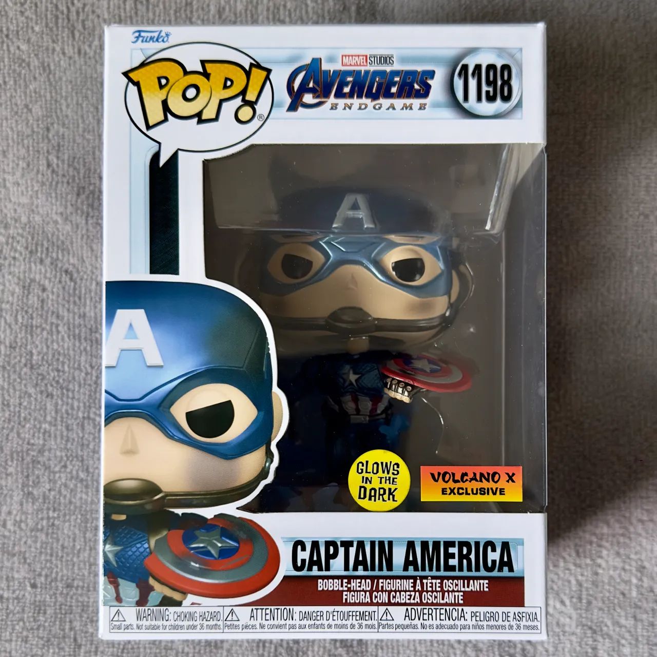 Funko POP! Marvel Avengers Endgame Captain America with Broken
