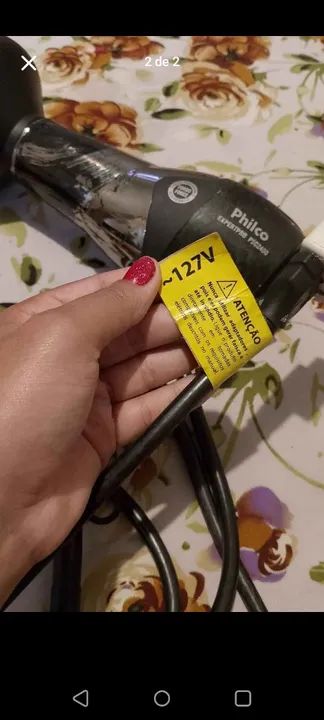 Secador de Cabelo Philco - 2200W - Preto - Foto 2