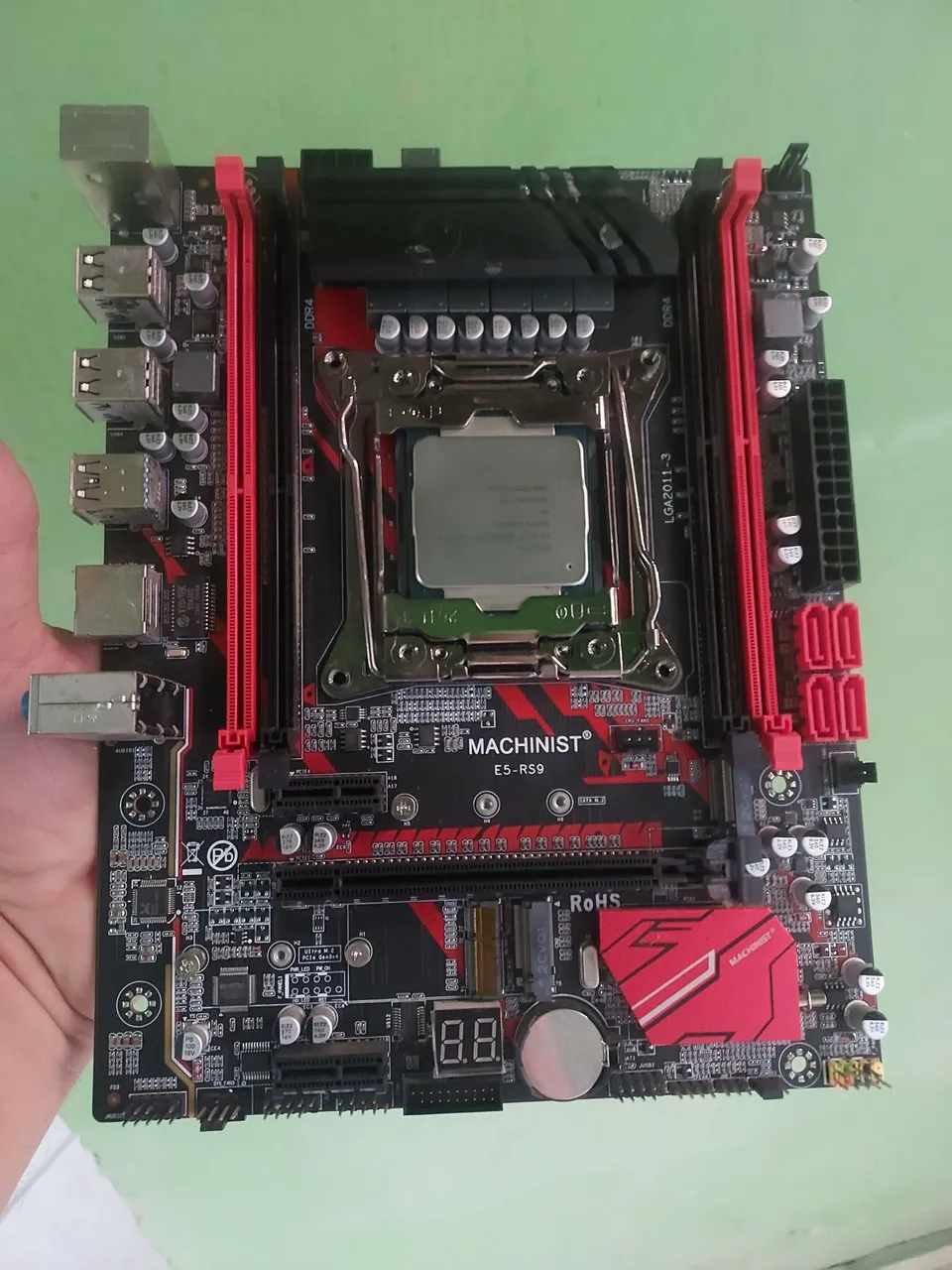 Kit Xeon 2670v3 Placa-Mãe Machinist ES-R59 + 16Gb DDR