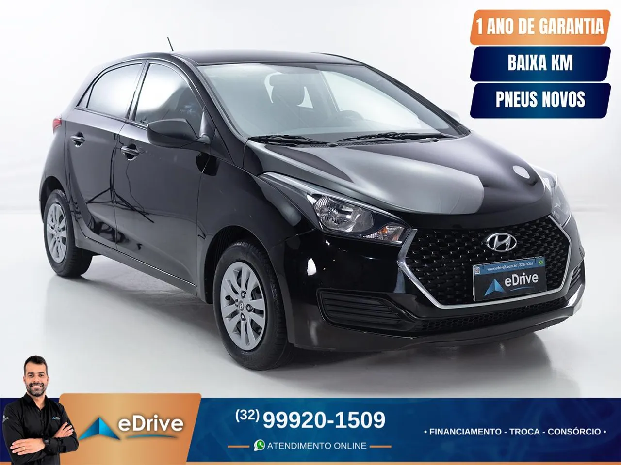 HYUNDAI HB20 UNIQUE 1.0 FLEX 12V MEC. 2018/2019