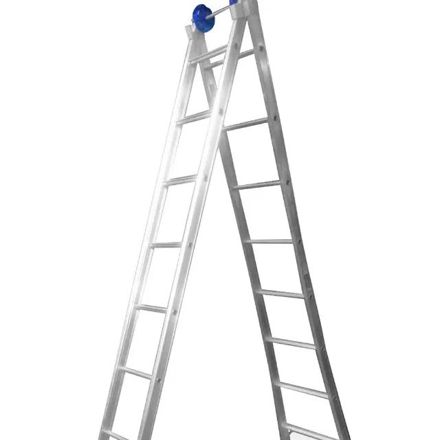 Escada Extensiva 4 em 12 x 9 Degraus em Alumínio REAL ESCADAS - Foto 3