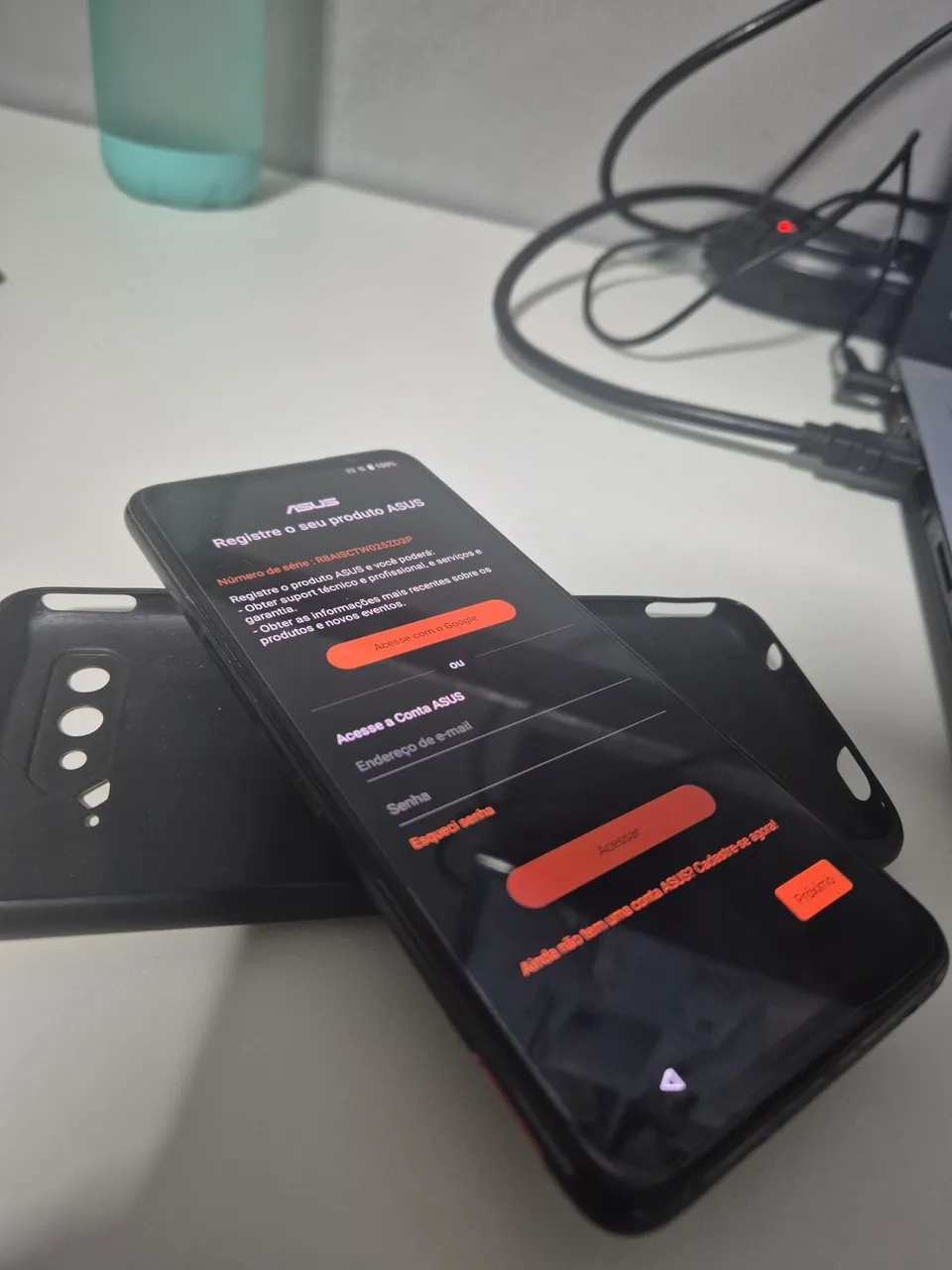 Rog Phone 5S leia o anúncio.
