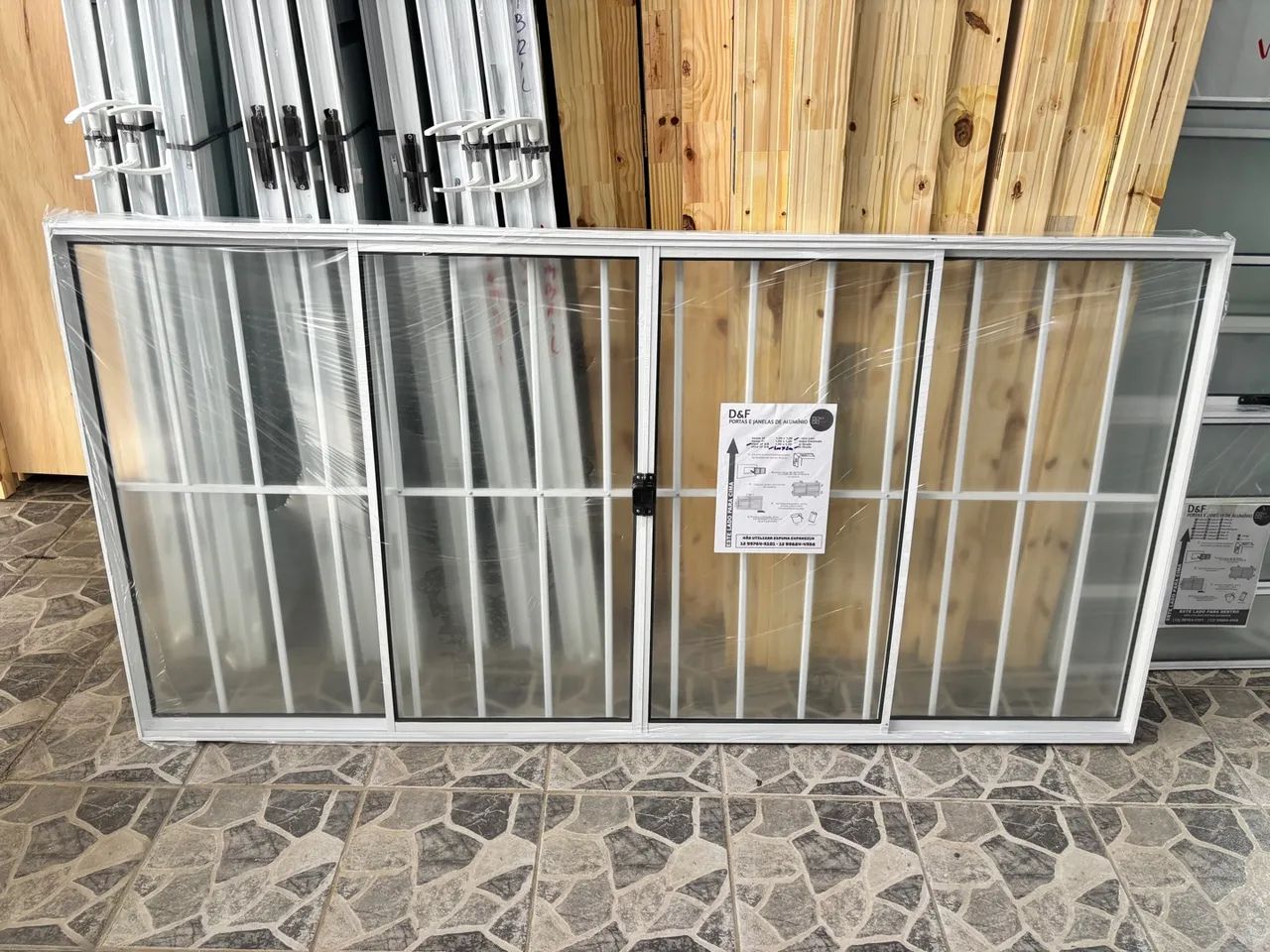 VITRO 04 FOLHAS COM 2,00 MTS  - Foto 2