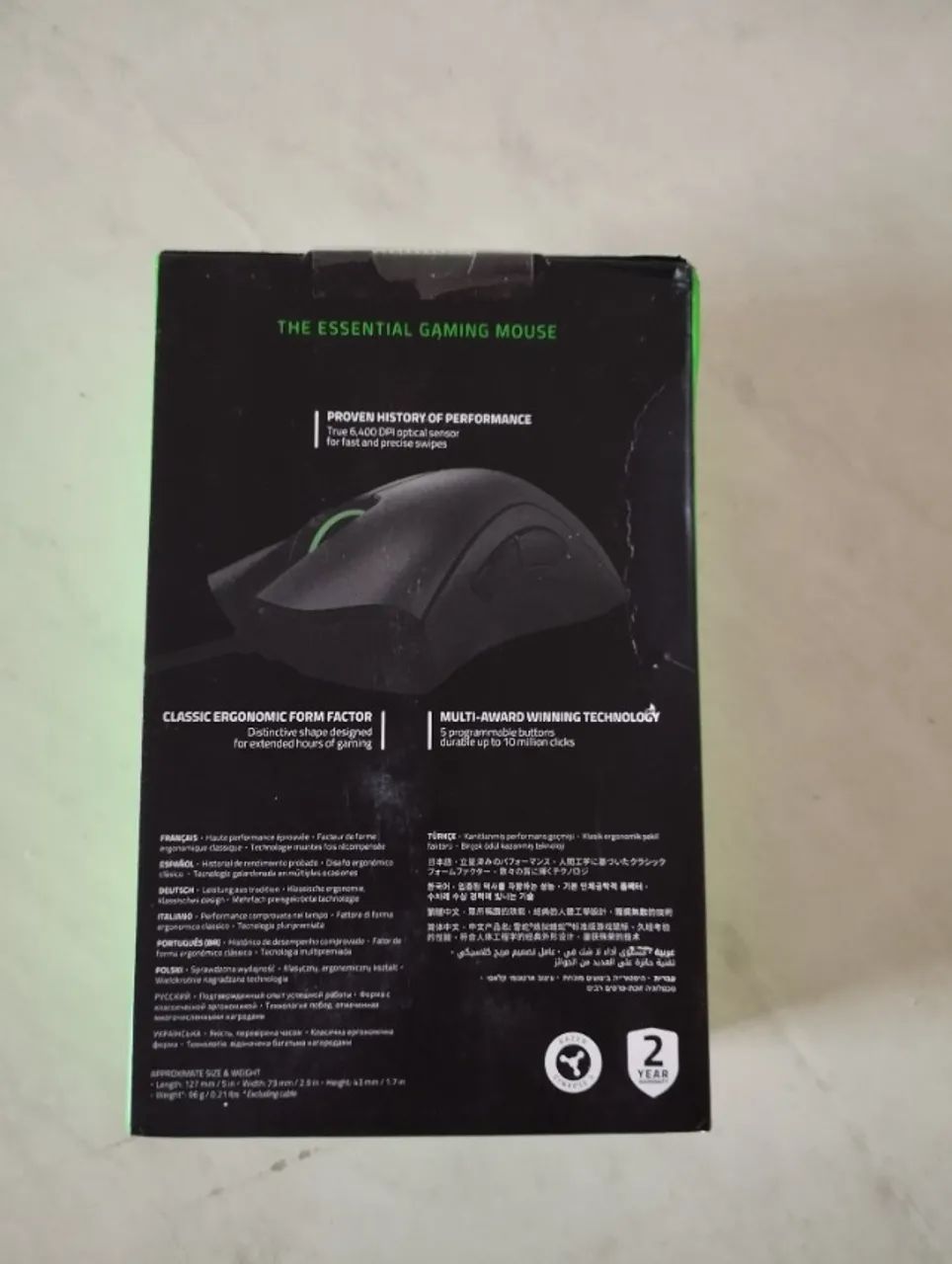 Mouse Razer Deathadder essencial / Novo na caixa  - Foto 2