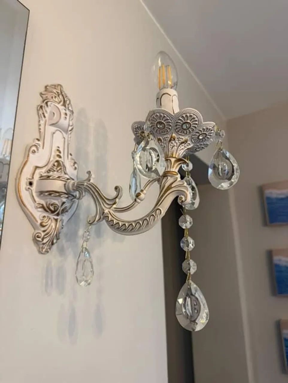 Lustre Clássico de Cristal com Andarelas  - Foto 3