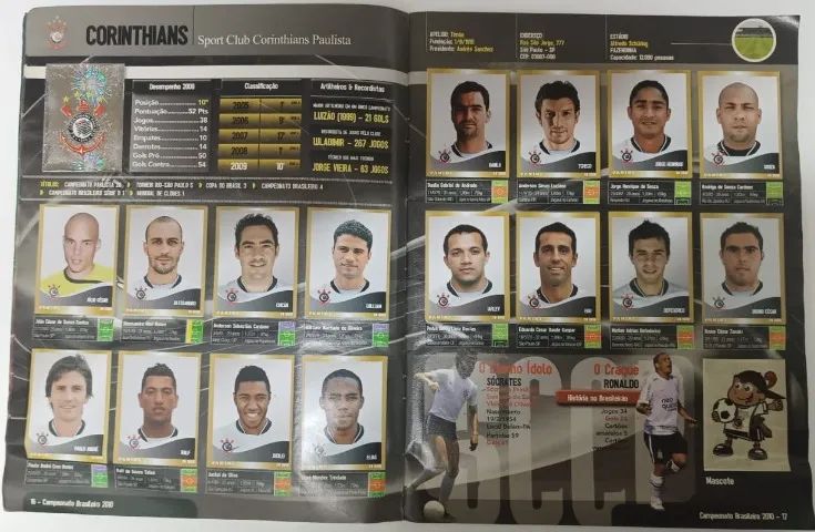 Álbum de figurinhas campeonato Brasileiro 2010 - Completo e colado - Foto 4