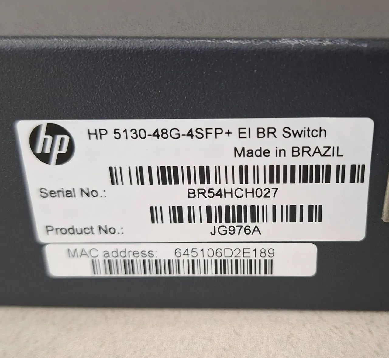 Switch Hewllet Packet 5130 - 38G - 4fsp+ei br  - Foto 3