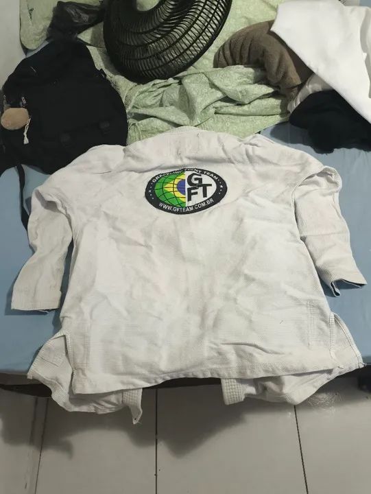 Kimono de Jiu-Jitsu Branco - Tamanho A3 - Novo - Foto 2
