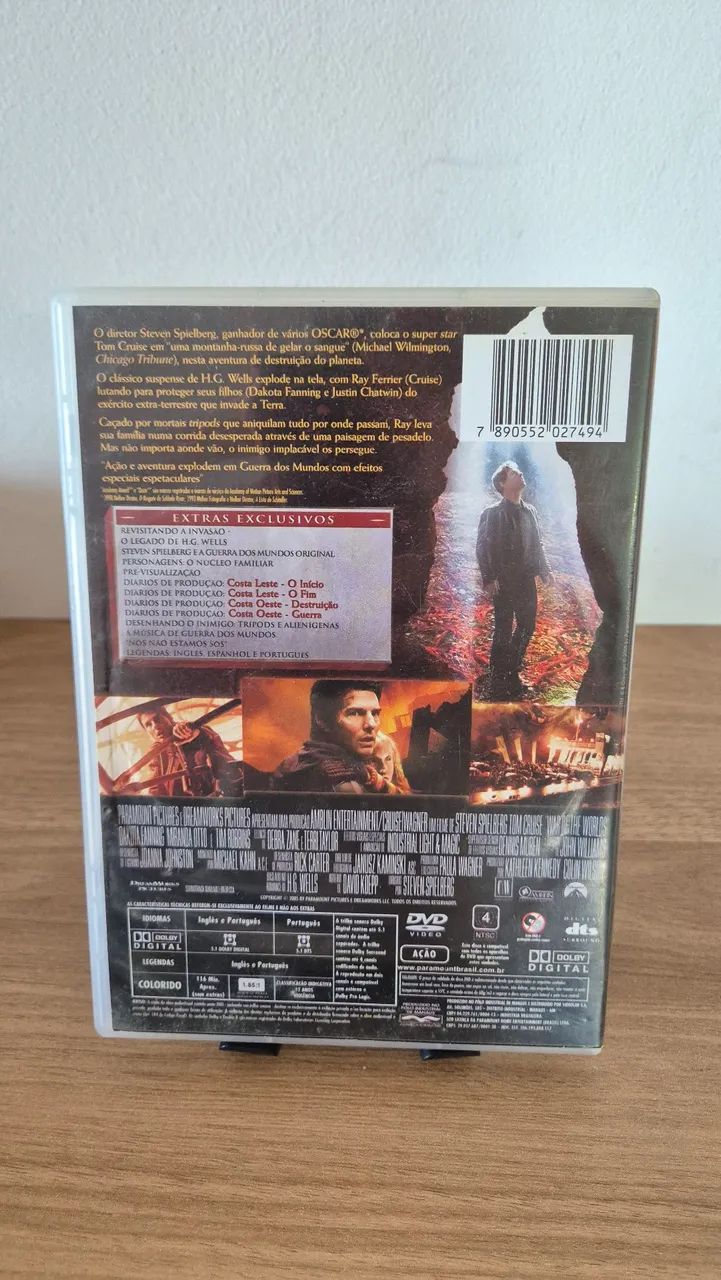 DVD DUPLO FILME GUERRA DOS MUNDOS - Foto 2