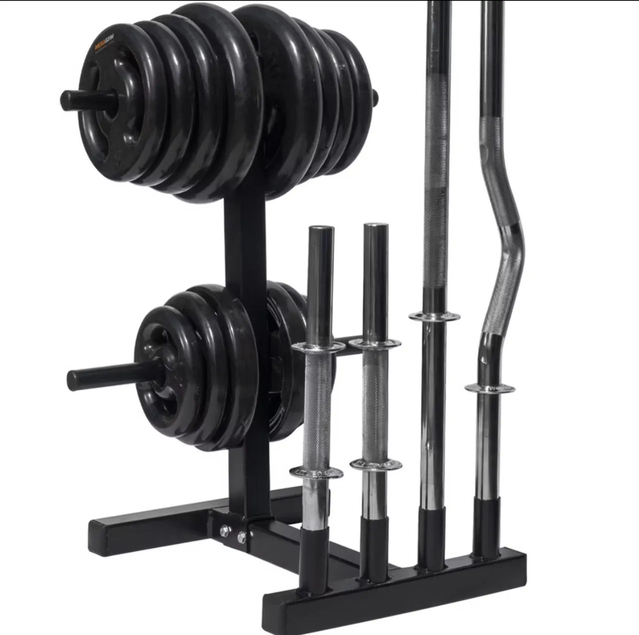 Suporte Organizador Profissional P/ Barras E 300kg Anilhas MegaGym