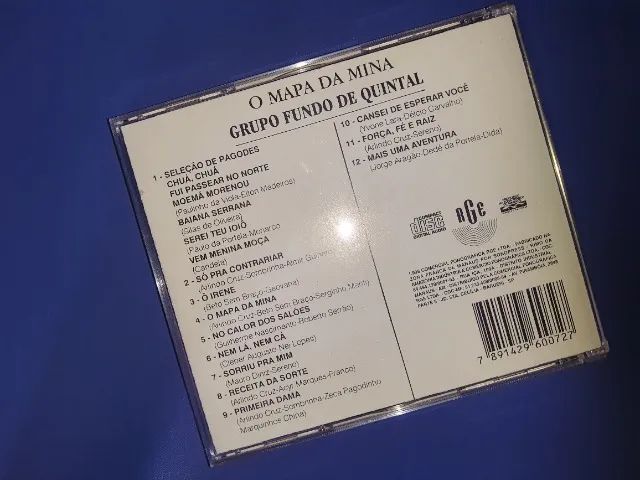CD Original Fundo de Quintal o Mapa da Mina, Usado Otimo Estado de Conservação - Foto 5