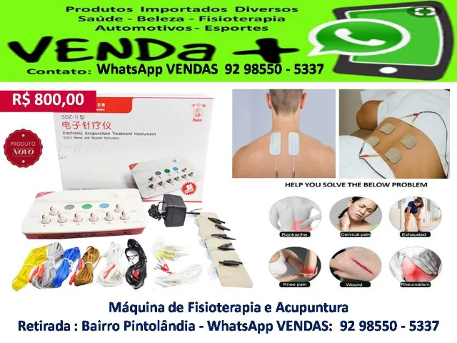 Máquina de Fisioterapia e Acupuntura
