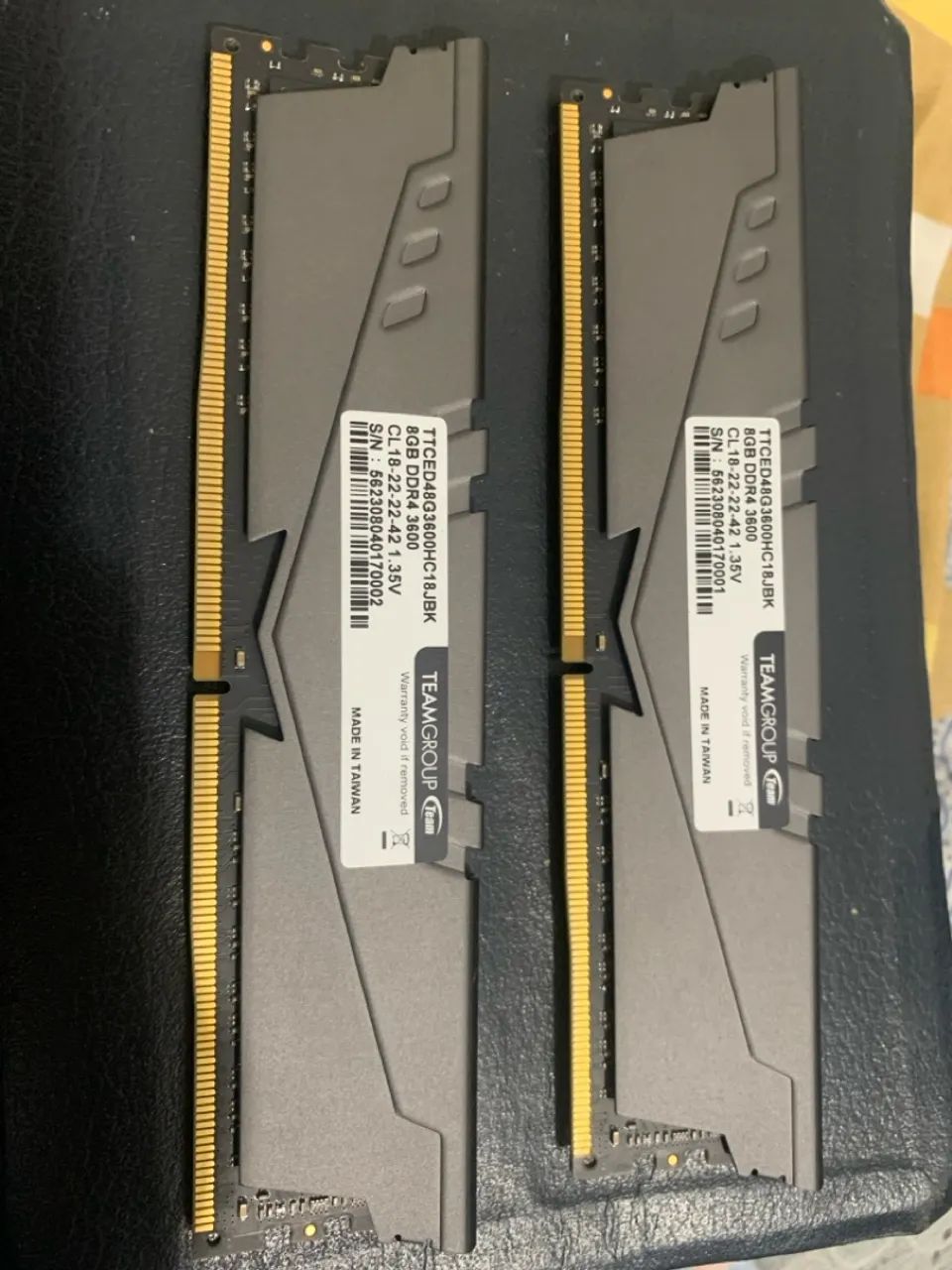Team Group T-Force RAM Memory 2x 8GB DDR4 3600MHz (16GB)64739260797187120
