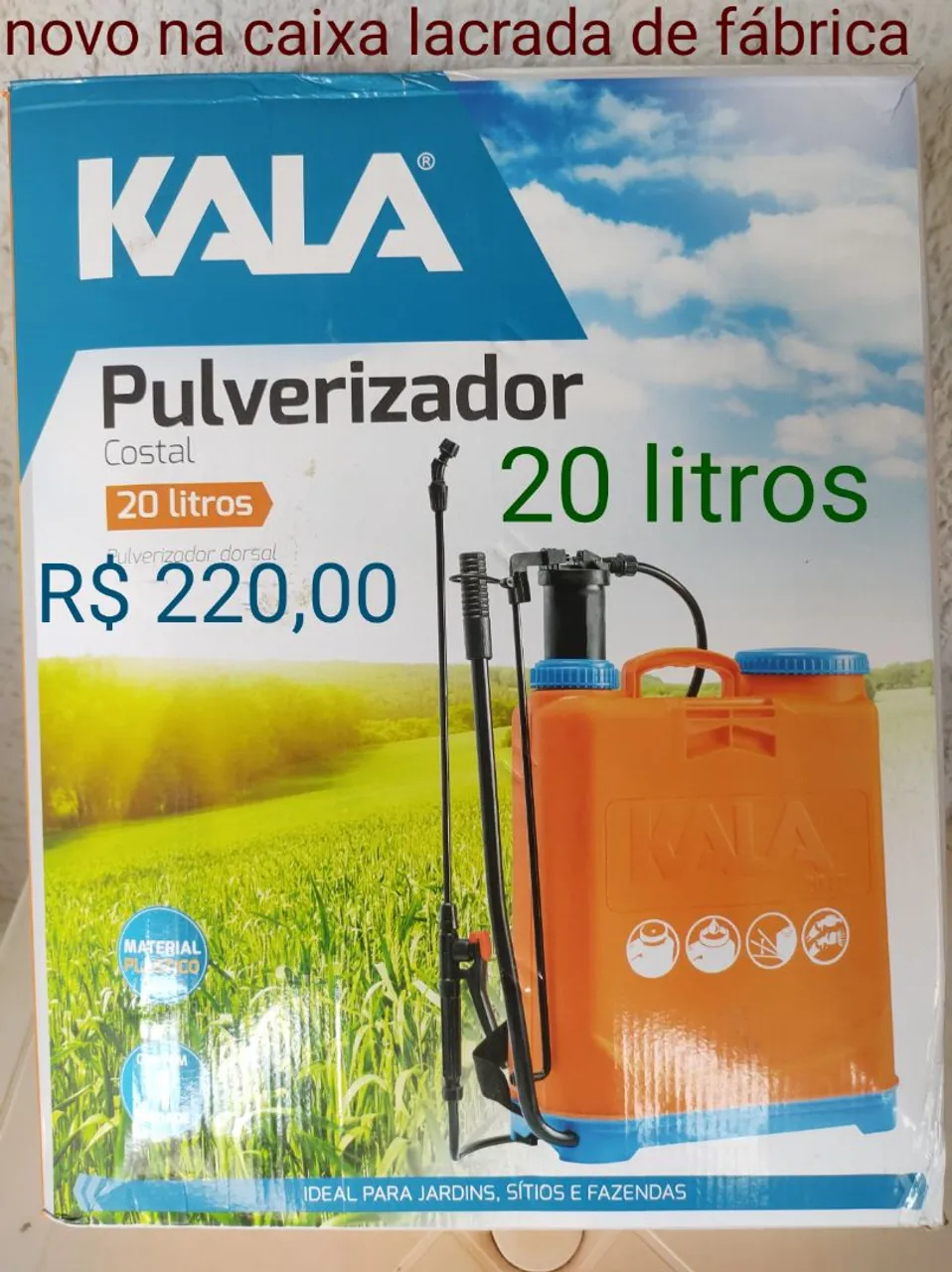 Pulverizador Manual 20 litros