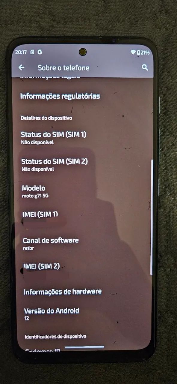 Smartphone Motorola G71 5G - Foto 3