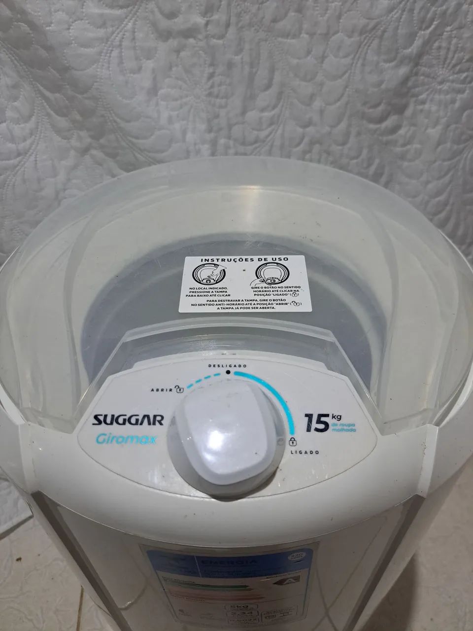 Centrífuga de Roupa Suggar 15kg - Foto 2