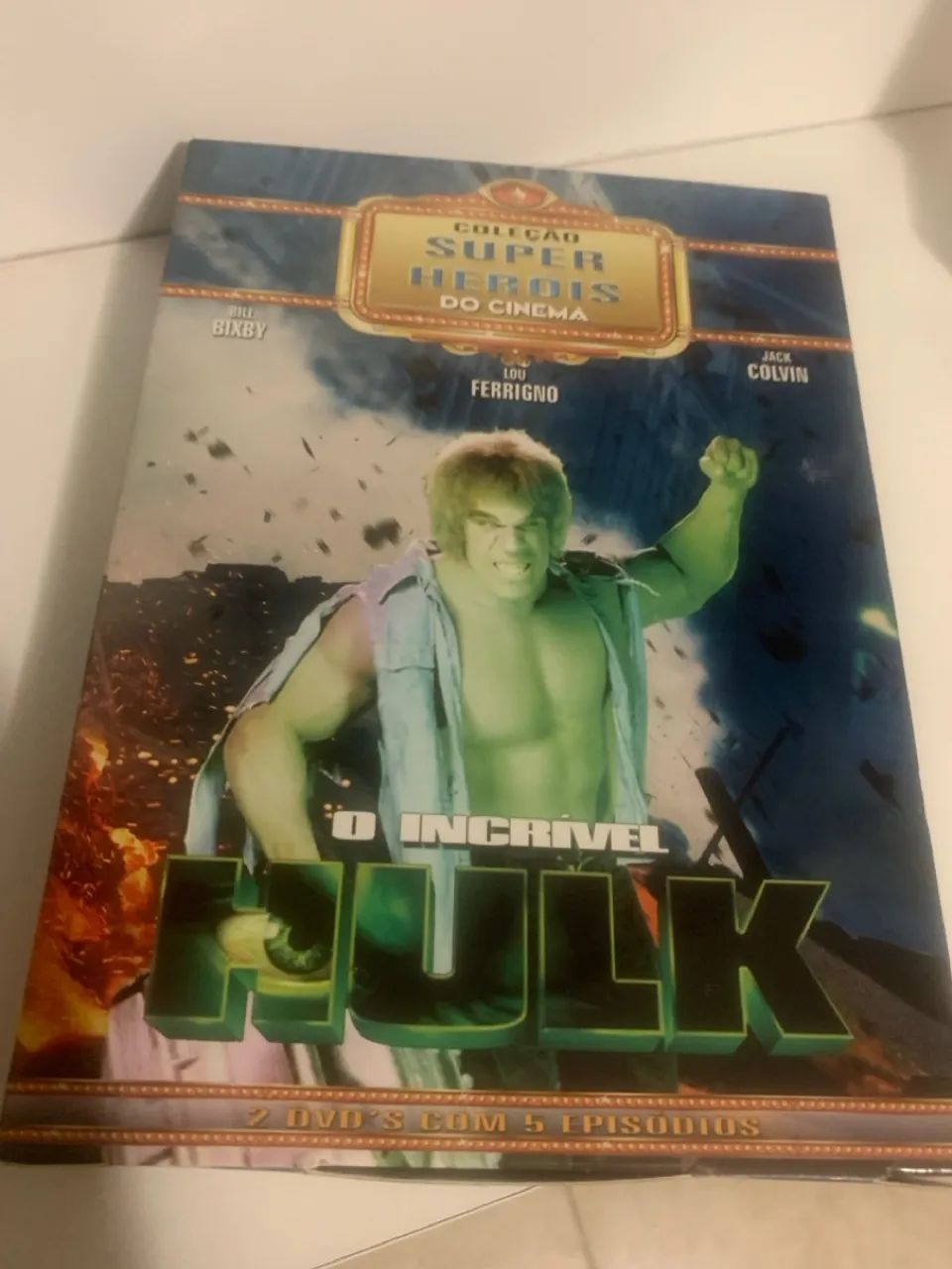 O Incrível Hulk - Coleção Super Heróis do Cinema - 7 DVDs