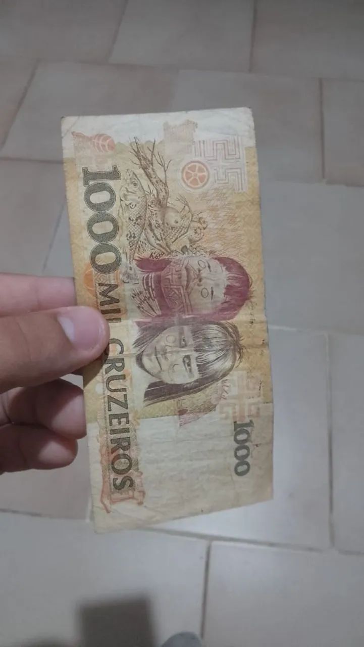 Notas de 1000 Cruzeiros e demais outras  - Foto 2