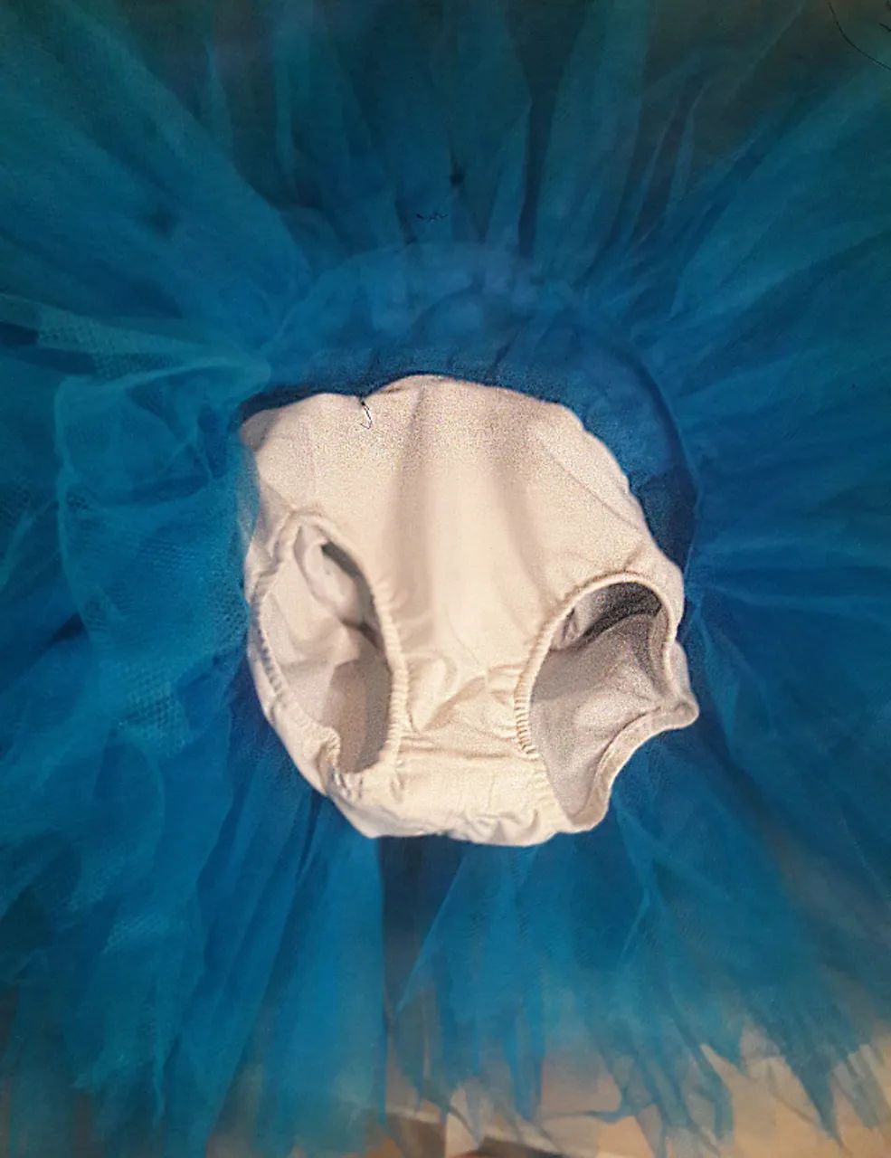 Roupa Fantasia de Bailarina - Completa c/maiô em tecido Plush/Pedras/Tule - Tamanho P/M - Foto 6
