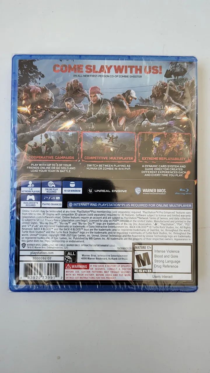 Back 4 Blood - PS4 | LACRADO e com Upgrade para PS5 - Foto 2