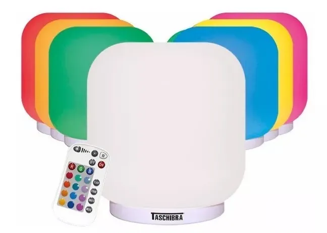 Luminária Jujuba RGB com controle remoto