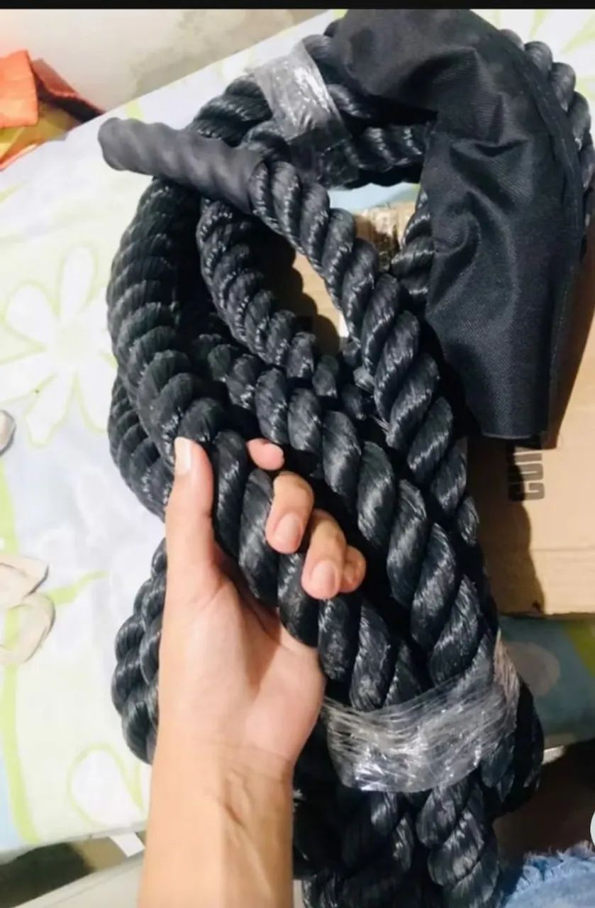 34 mm rope training funcional corda naval - Foto 3
