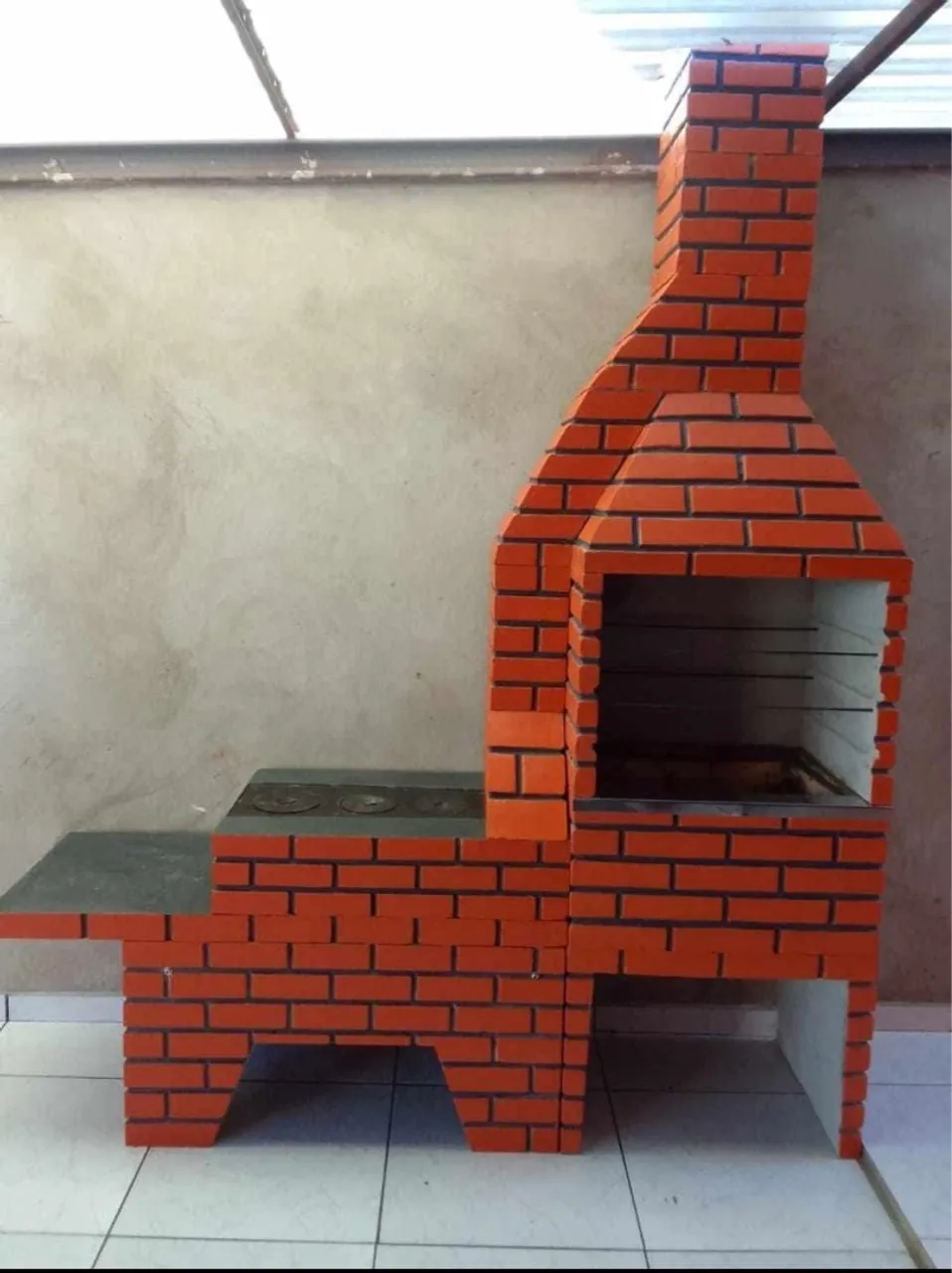 Churrasqueira com fogão