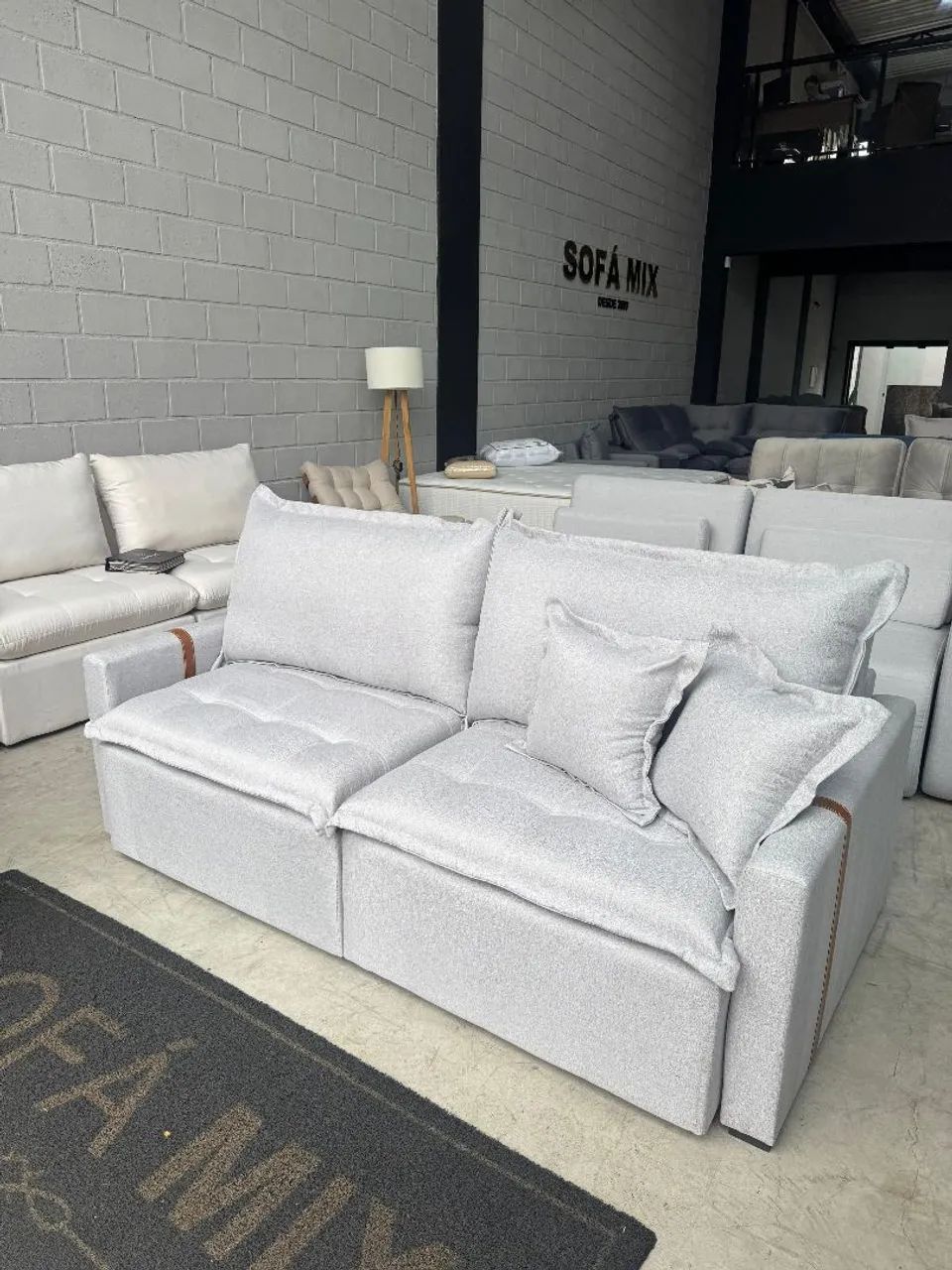 SUPER OFERTA SOFÁ SEM CAIXA 2.00 EM LINHO - Foto 3