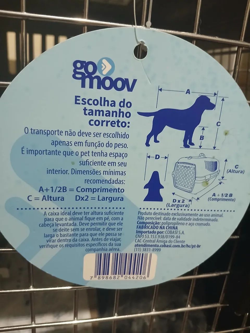 Caixa de Transporte para Cães de médio porte - Foto 3