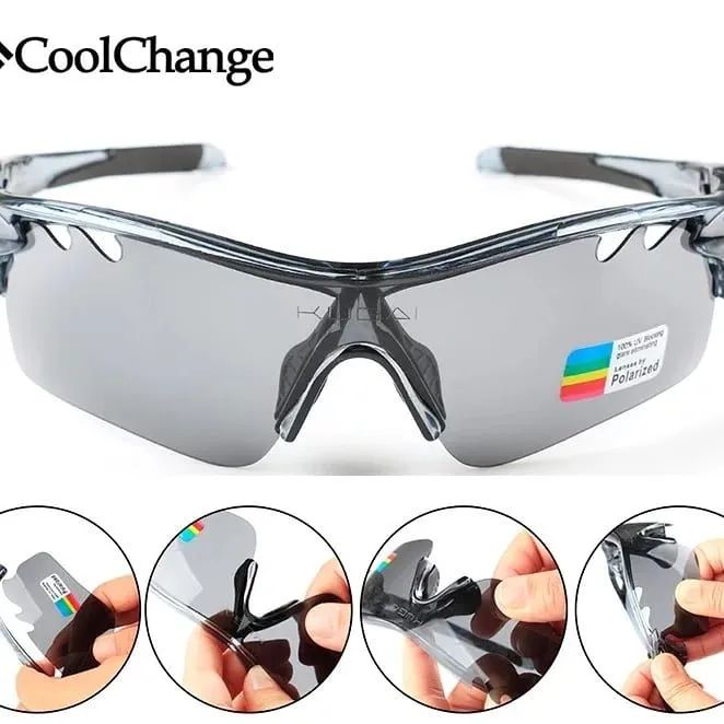 Óculos de proteção 5 lentes ciclismo  - Foto 3