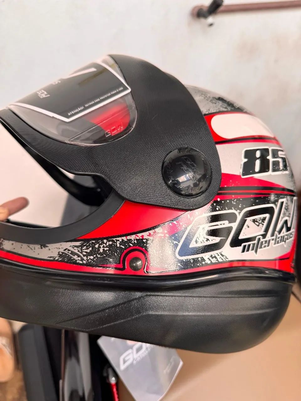 Vende-se capacete gow Interlagos novo - Foto 3
