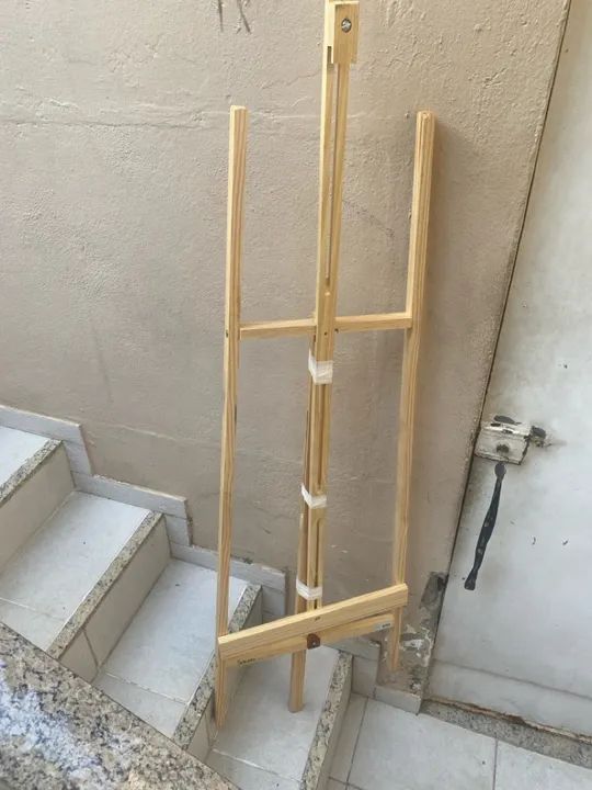 Cavalete de madeira SOUZART para pintura! - Foto 6