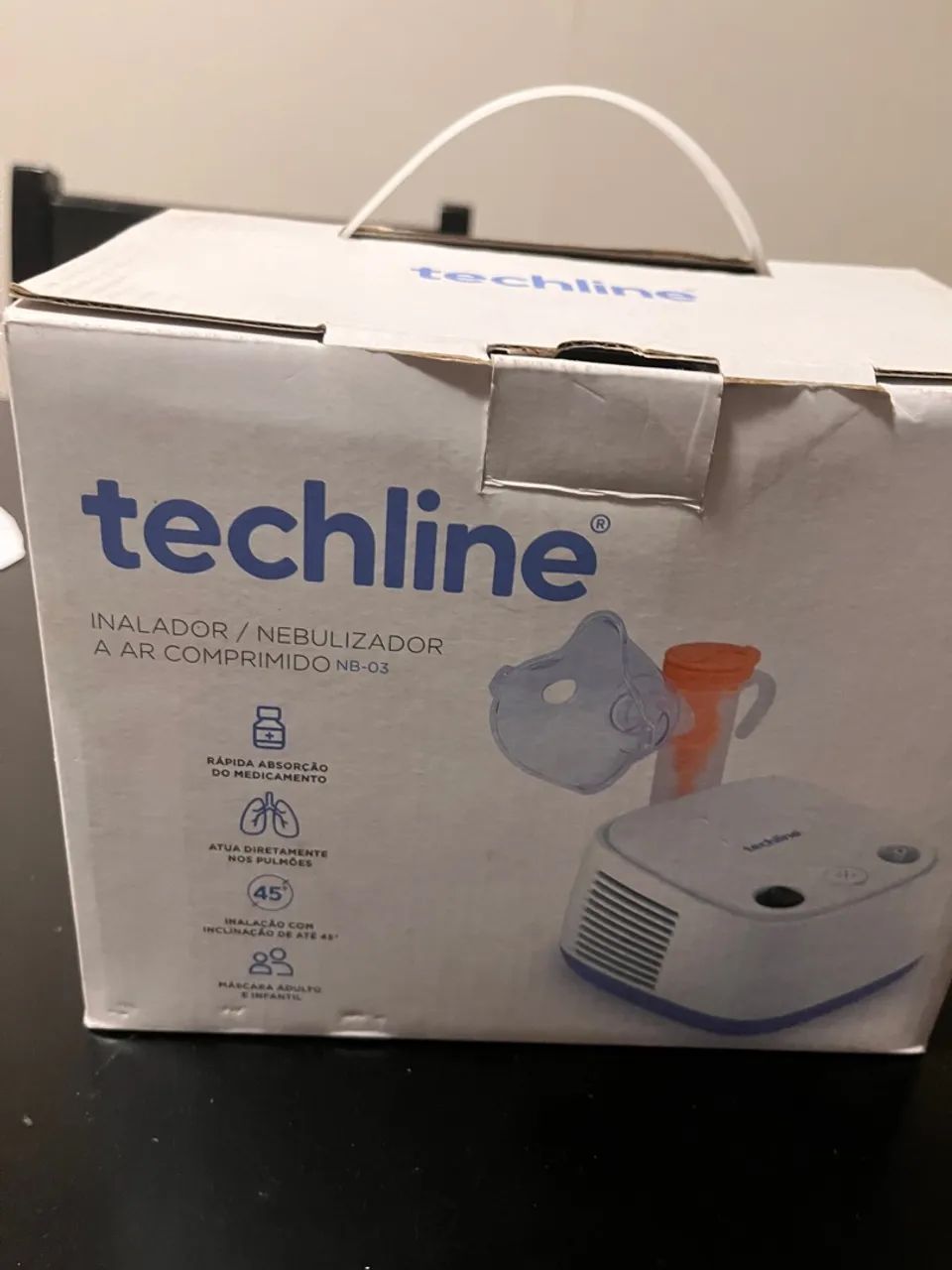 Inalador/Nebulizador Techline a Ar Comprimido - Foto 6