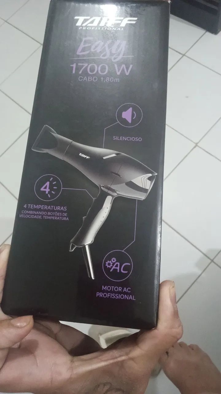Secador Taiff novo na caixa nunca usado 100 pra retirar hoje  - Foto 3