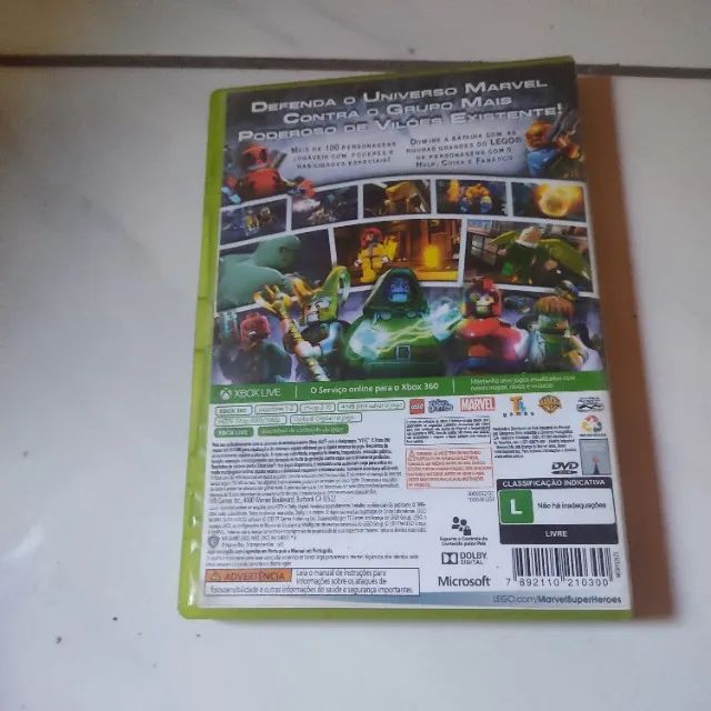 Lego Marvel Super Heroes Xbox 360 Jogos de Vídeo Game