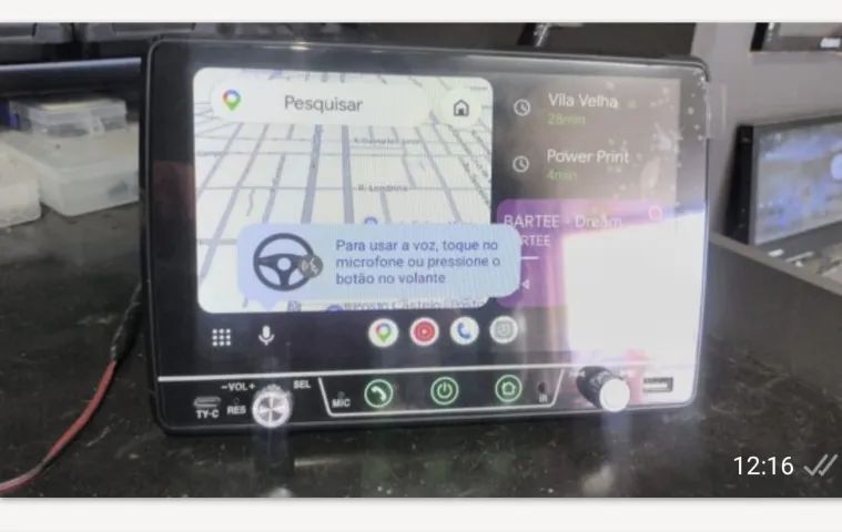 Multimídia 9 polegadas 1 Din .carplay Android auto sem fio.serve seu carro  - Foto 2