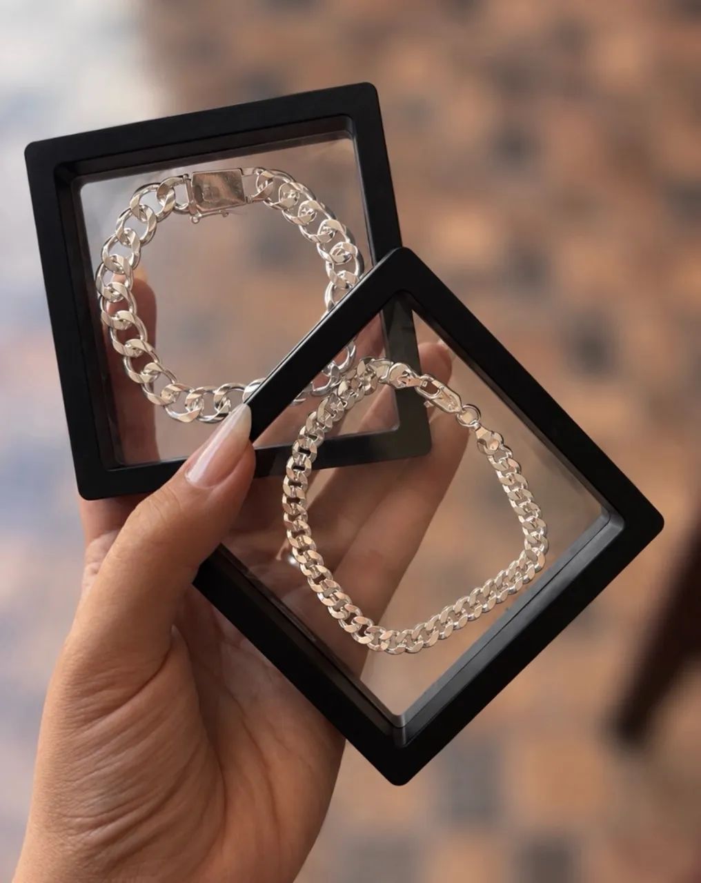 PULSEIRAS MASCULINAS PRATA 925 - Foto 3