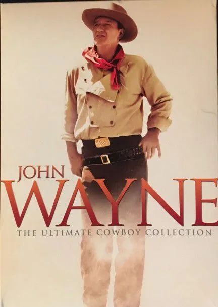 Box 7 DVDs John Wayne The Ultimate Cowboy Novo Lacrado Importado em Inglês 