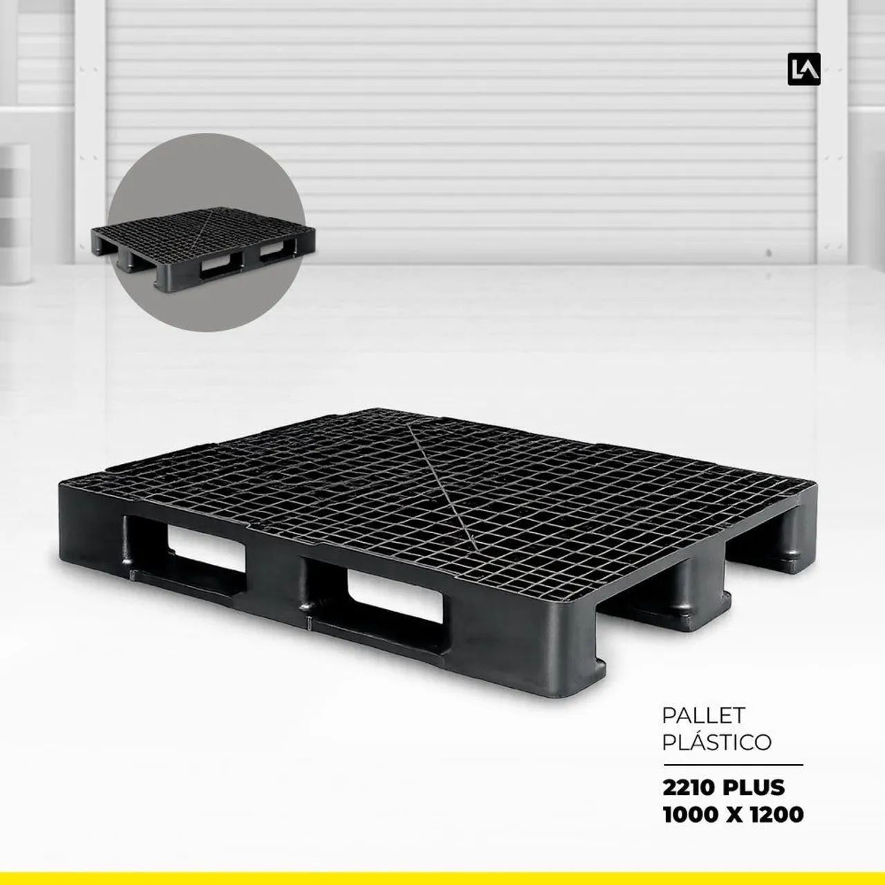 Pallet de plástico  1,00x1,20 